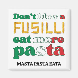 Imán Fun Fusilli Pasta NO BLOQUEA A FUSILLI Italia