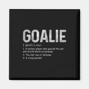 Imán Fun Goalie Definición Hockey Gear Goalkeepe