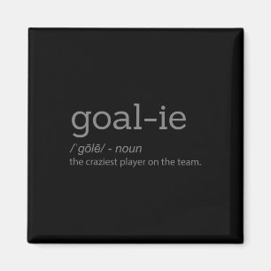 Imán Fun Goalie Goalkeeper Definición Hockey sobre fútb