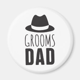 Imán Fun Grooms Dad Dad Groomsman Boda del partido de n