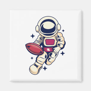 Imán Fun Guay Fall de Astronauta Footll Space Sport