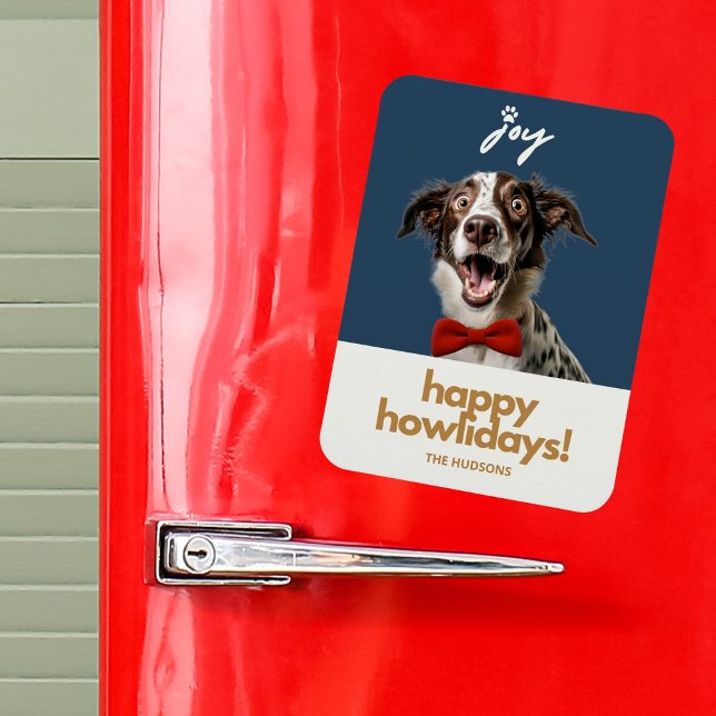 Imán Fun Happy Holidays Navidades Joy Dog (Subido por el creador)