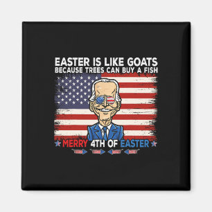 Imán Fun Joe Biden Feliz 4 De Diseño De Pascua 4 De
