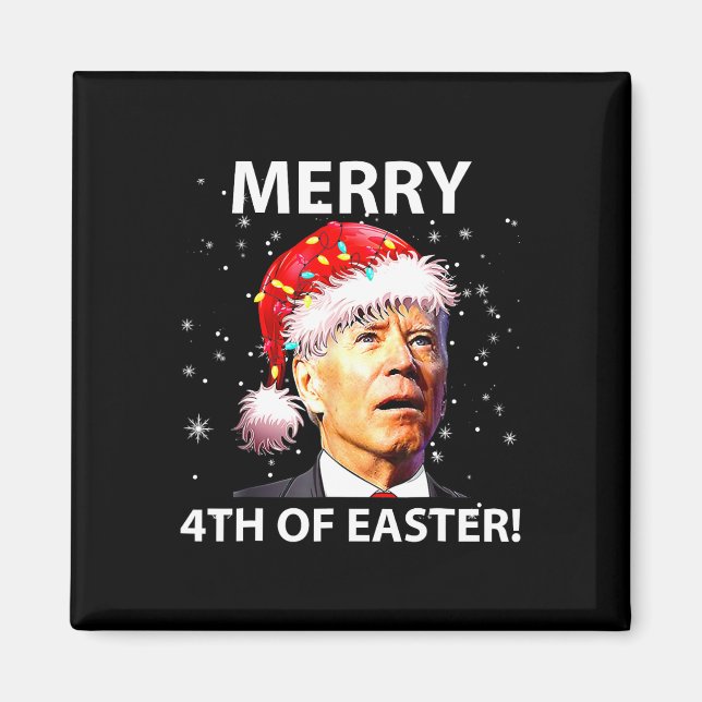 Imán Fun Joe Biden, Navidades Del 4 De Semana Santa, Fe (Frente)