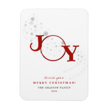 Fun Merry Christmas Joy Photo Holiday Card