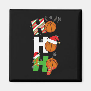 Imán Fun Navidades Baloncesto Pajamas Jugador coincidie