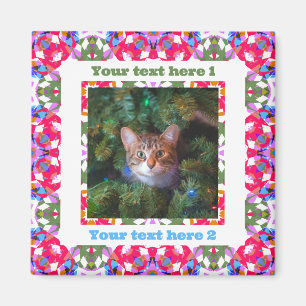 Imán Fun personalizado jolly Navidades de festividades