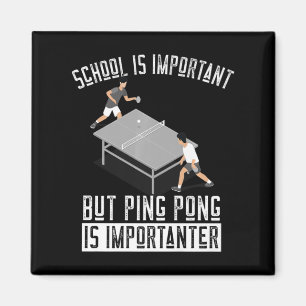 Imán Fun Ping Pong Jugador Mesa de Tenis Regalo