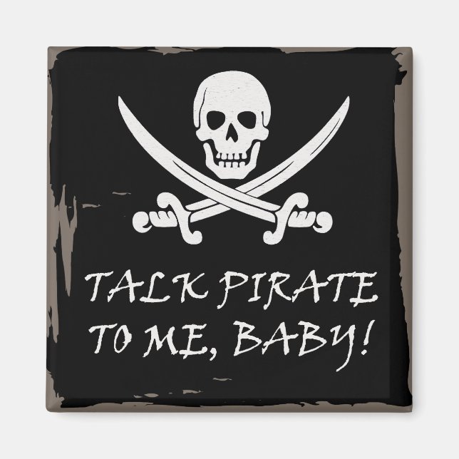 Imán Fun Pirate Talk Magnet (Frente)