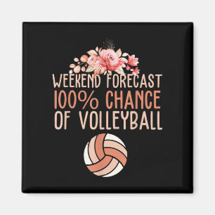 Imán Fun Voleibol Fin de Semana Previsión Voleibol Boho