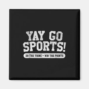 Imán Fun Yay Go Sports en el equipo de fútbol Bysketbyl