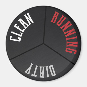 Imán Funcionamiento sucio limpio del lavaplatos