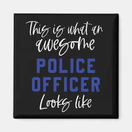 Imán Funcionario de policía ingenioso policía