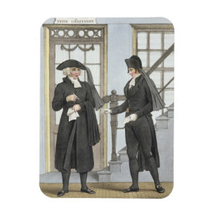 Imán Funcionarios fúnebres de Amsterdam, ilustracion d