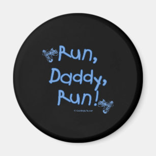 Imán Funcione con al papá funcionado con - azul