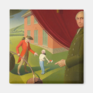 Imán Funda de Parson Weems, 1939, de Grant Wood
