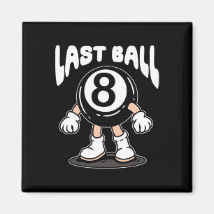 Imán Fundido 8 Ball Billiard Pool Player Eight Ball Bil