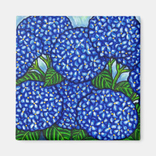 Imán Funky Floral Hydrangea Magnet