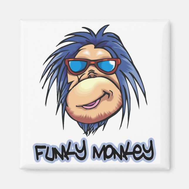 Imán Funky Monkey Magnet (Frente)