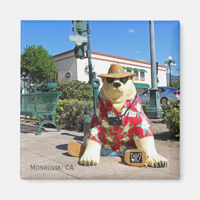 Imán ¡Funky Monrovia Magnet! (Frente)