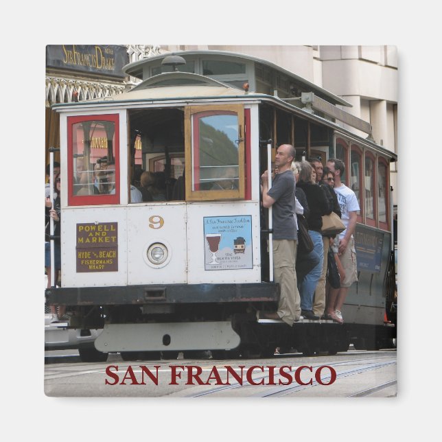 Imán ¡Funky San Francisco Magnet! (Frente)