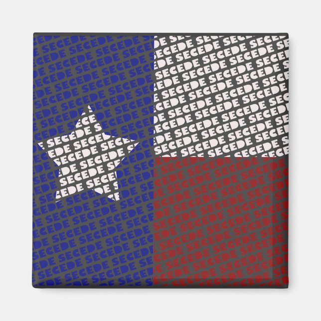 imán funky Texas SECEDE (Frente)