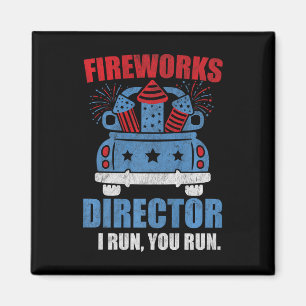 Imán Funny 4 De Julio Director De Fuegos Artificiales T