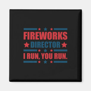 Imán Funny 4 De Julio Director De Fuegos Artificiales T