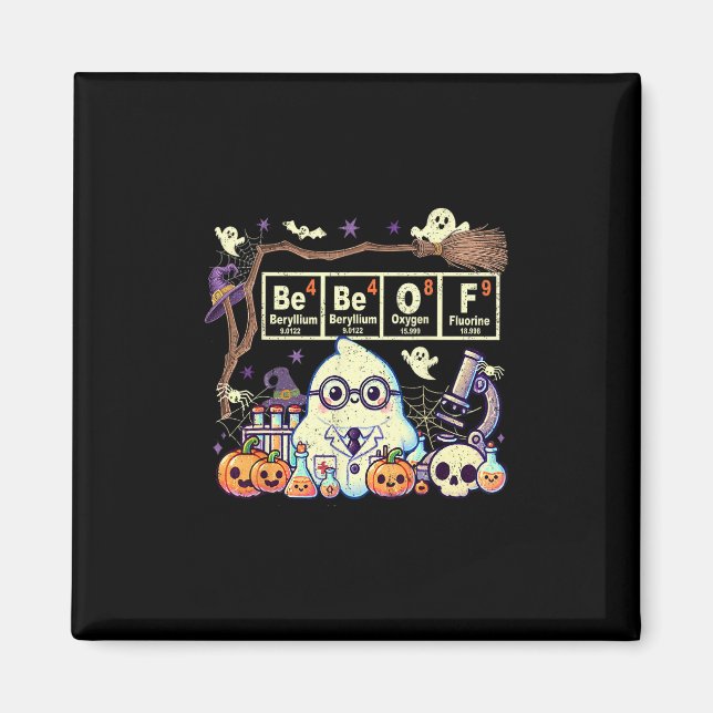 Imán Funny 67 Meme Math Teacher 6 7 Halloween Square Ro (Frente)