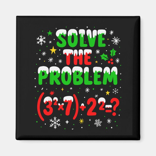 Imán Funny 67 Meme Pemdas Elementary Math Teacher 6 7 C (Frente)