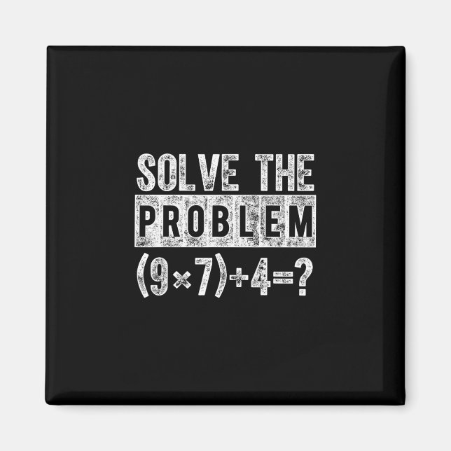 Imán Funny 67 Meme Pemdas Elementary Math Teacher Brain (Frente)