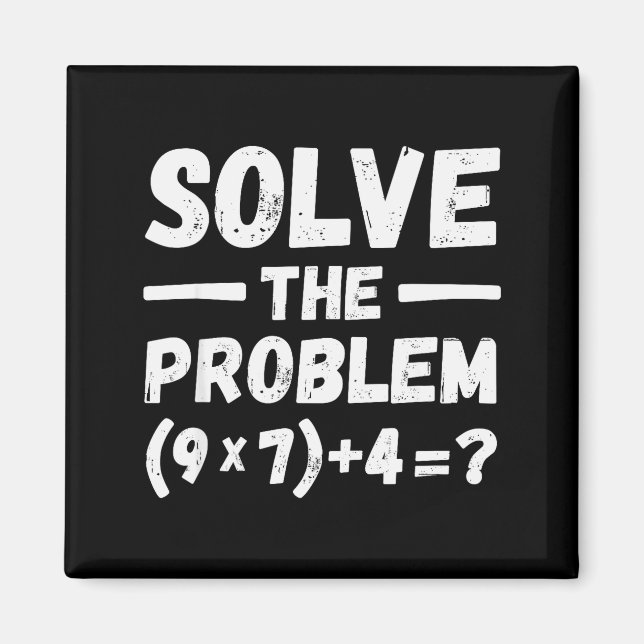 Imán Funny 67 Meme Pemdas Elementary Math Teacher Humor (Frente)