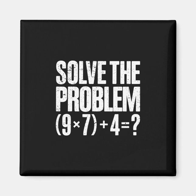 Imán Funny 67 Meme Pemdas Math Teacher Brainrot Element (Frente)