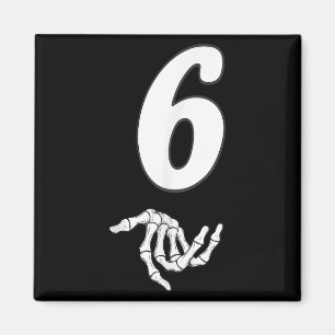 Imán Funny 67 Six Seven Meme Pareja Matando Halloween