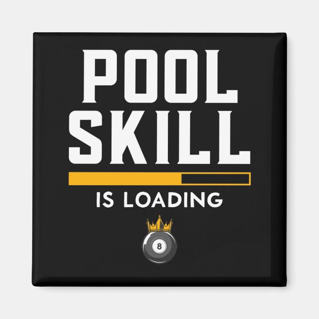 Imán Funny 8 Ball Cita Deportes Billiard Pool (Frente)