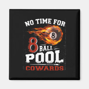 Imán Funny 8 Ball Pool Billiards Player Cita al equipo