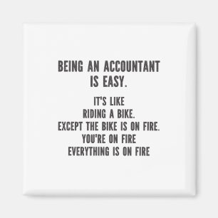 Imán Funny Accountants - Being Accountant is Easy