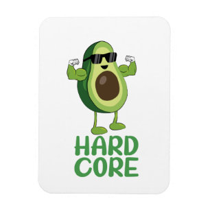 Imán Funny aguacate severo muscular