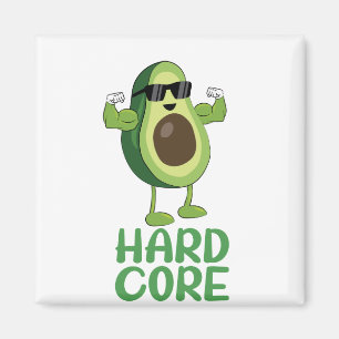 Imán Funny aguacate severo muscular