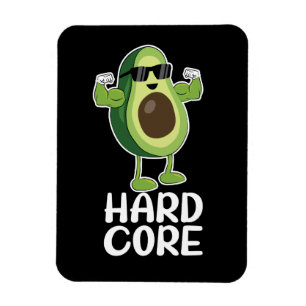 Imán Funny aguacate severo muscular