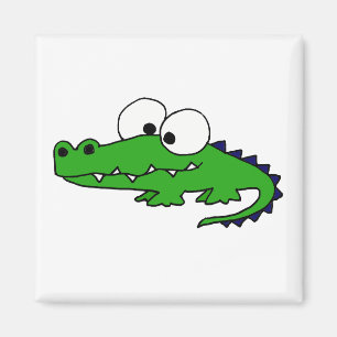 Imán Funny Alligator Personalizado