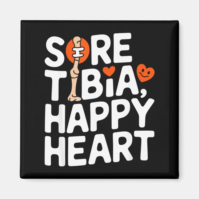 Imán Funny Anatomy Going Tibia Okay Broken Leg Gift For (Frente)