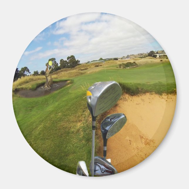 Imán Funny Australian Golf Design, Magnet (Frente)