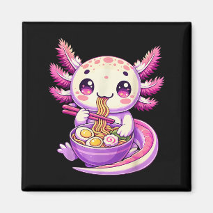 Imán Funny Axolotl Noodle Anime Kawaii Axolotl Comating
