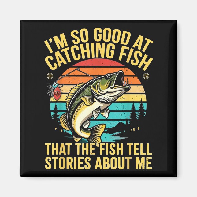 Imán Funny B Fishing Quote Angler Snnerbait Lure Humor  (Frente)