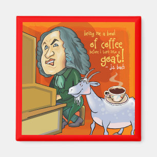 Imán Funny Bach Composer Magnet