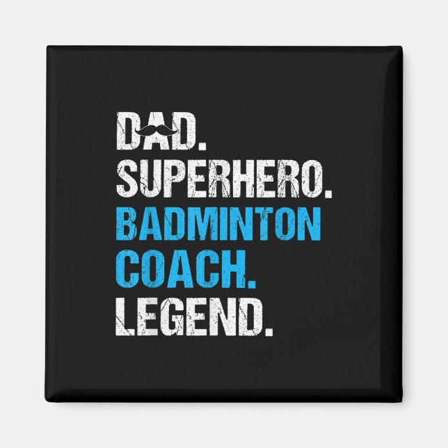 Imán Funny Badminton Coac (Frente)