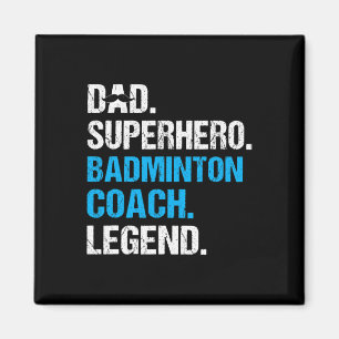 Imán Funny Badminton Coac