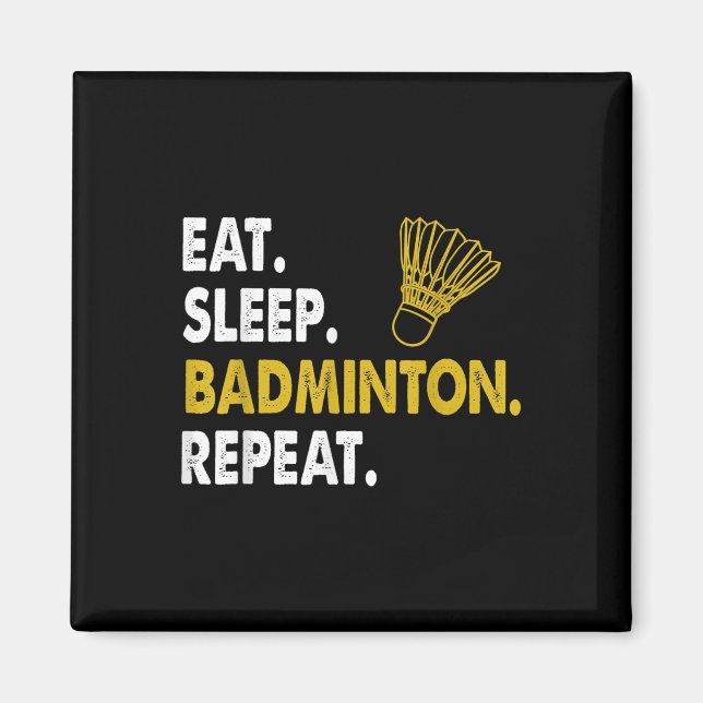 Imán Funny Badminton Shuttle Novelty Tee  (Frente)