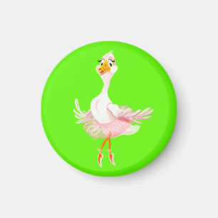 Imán Funny Ballerina Duck Magnet